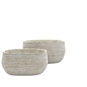 סט אדניות נועם לבן